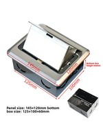 Prise de sol FUPAI de type T en acier inoxydable avec marquages de style italien FP-145A