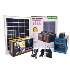 Mới Xách Tay 60W Năng Lượng Mặt Trời Trạm Điện Sử Dụng DC Fan TV Nhà Chiếu Sáng Điện Thoại Sạc Chơi FM Âm Nhạc Ngoài Trời 50 + Giờ Hệ Thống Năng Lượng - Product Image 2