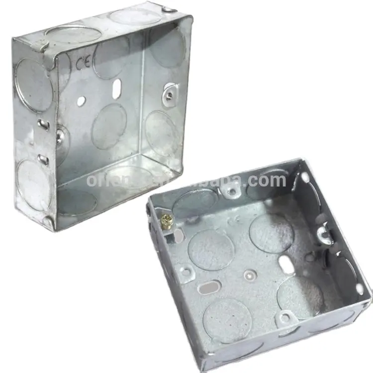 Simple useful metal electric light switch back box