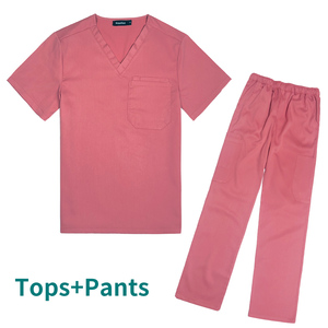 Оптовая продажа, одежда для работы в больнице, одежда для медсестер, униформа для стоматологической клиники, костюм с несколькими карманами, набор медицинских униформ - Product Image 5