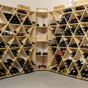 Crémaillère à <span class=keywords><strong>vin</strong></span> en bois sur mesure, porte-bouteilles mural, armoire à <span class=keywords><strong>vin</strong></span>, <span class=keywords><strong>cave</strong></span> à <span class=keywords><strong>vin</strong></span> pour le stockage du <span class=keywords><strong>vin</strong></span> - Product Image 1