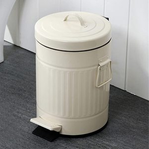Giá Rẻ Vòng Thép Không Gỉ Nhà 3 Lít <span class=keywords><strong>Mini</strong></span> Kim Loại Thùng Rác Có Thể Với Bàn Đạp Chân - Product Image 4