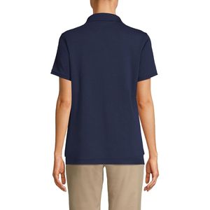 Polo à manches courtes pour femme FOXA, 100% coton piqué, coupe classique, anti-rétrécissement, respirant - Product Image 2