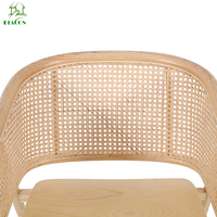 Nouveau design, style antique, meubles de salle à manger en rotin, chaise de salle à manger en bois