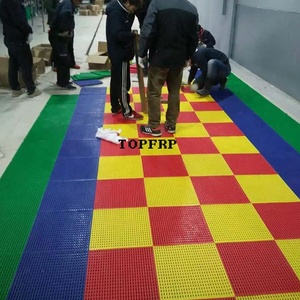 Anti-slip Interlocking Floor <b>Tiles</b> <b>PVC</b> Plastic Grating Flooring - Product Image 6
