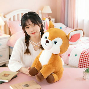Juguete de Peluche de Ciervo del Bosque al por Mayor, Muñeco de Ciervo de Alta Fidelidad, Decoración <span class=keywords><strong>para</strong></span> Guardería y Regalos Educativos de Vida Silvestre - Product Image 4