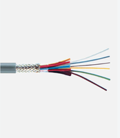 Câble de commande blindé LiYCY, câble de signal flexible multiconducteurs en cuivre, tresse en cuivre étamé, protection EMC, norme DIN VDE 0812