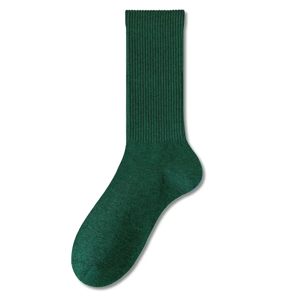 Personnalisation OEM Vente en gros pas cher Chaussettes unisexes pour hommes et femmes Chaussettes à rayures antibactériennes de couleur unie