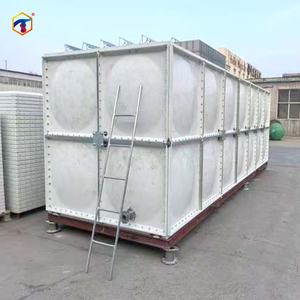 Tanques Reservatório de Água de Fibra de Vidro Quadrados de Plástico Branco com Preço de Fábrica Resistente a UV Frp 1000 Litros - Product Image 4