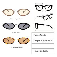 SUNEYES Lunettes de soleil unisexes de haute qualité OEM/ODM, style vintage, monture complète, petite monture