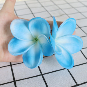 DREA Hawaii <span class=keywords><strong>Plumeria</strong></span> Hibiscus saç DIY köpük çiçekler düğün tatil plaj parti dekorasyon doğal duygu <span class=keywords><strong>PU</strong></span> yumurta çiçekler - Product Image 5