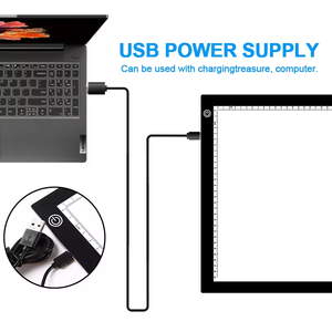带电池绘图表的热发光二极管照明板专业超薄发光二极管灯垫跟踪板 - Product Image 3