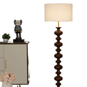 Floor <b>Lamp</b> Led Light Source <b>Switch</b> Control Warm Ambient Lighting Home Decor Rustic Artistic Design Living Room Style - Product Image 5