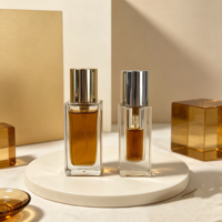 Botol Parfum Kaca Tipis Kosong Mini 5ml 10ml 15ml dengan Pompa Semprot