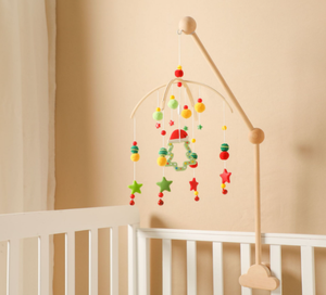 Decorazione per Cameretta <span class=keywords><strong>Neonato</strong></span>, Carillon in Legno <span class=keywords><strong>Fai</strong></span>-<span class=keywords><strong>da</strong></span>-<span class=keywords><strong>Te</strong></span>, Esercizio di Coordinazione Occhio-Mano, Mobile per <span class=keywords><strong>Culla</strong></span> - Product Image 3