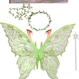 Ali di Farfalla Colorate Pieghevoli per Adulti, Accessori per Feste e Spettacoli, Ali da Elfo e Angelo, Modello Brevettato - Product Image 2