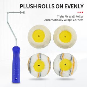 Rodillo <span class=keywords><strong>para</strong></span> Juntas de Papel Tapiz Industrial <span class=keywords><strong>con</strong></span> Mango de Marco, Rodillo de Pintura en Forma de Barril <span class=keywords><strong>para</strong></span> <span class=keywords><strong>Pintar</strong></span> y Decorar - Product Image 5