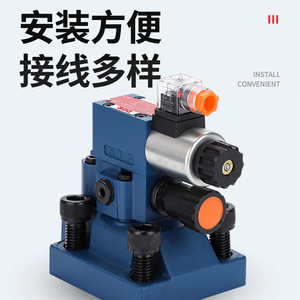 Vanne de régulation de pression hydraulique pilotée par solénoïde Dbw10 20 30b 1 50 Ac220v Dc24v pour systèmes d'huile - Product Image 3