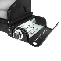 STARCAMP Barbecue au gaz portable multifonctionnel 3-en-1 pour le camping en plein air, réchaud au gaz butane