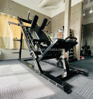 Machine de musculation professionnelle 2-en-1 en acier robuste pour presse à cuisses et hack squat, équipement de musculation des jambes pour la maison et la salle de sport