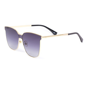 Gafas de Sol de Moda para Mujer, Lentes de PC con Protección UV400, Montura Dorada, Tamaño Grande, Protección Solar, Estilo para Viajes y Conducción - Product Image 1