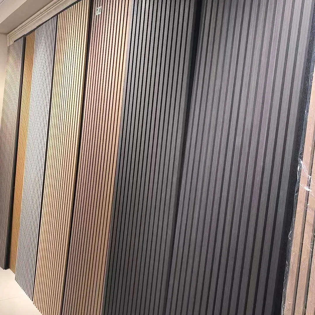 Высококачественные звукопоглощающие стеновые панели из МДФ с деревянными панелями из войлока для внутренней отделки стен и потолка