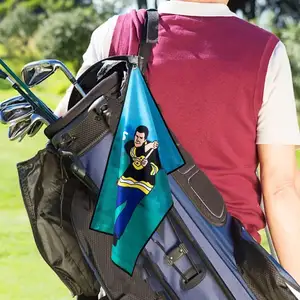 Funny Golf Towel It's All In The Hips - Custom Logo Digital Printing Microfiber Waffle Golf Towels For Golf Team Golf Buddies
