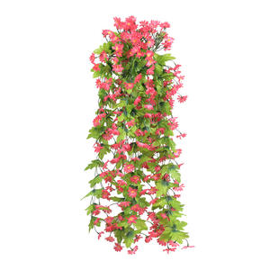 Vigne de Roses Grimpantes Artificielles en Soie à Suspendre pour Mur, Maison, Jardin, Couleurs <span class=keywords><strong>Rose</strong></span>, Rouge, Blanc, avec Lys, Volubilis, Pâquerette pour Décoration de Mariage, Vente en Gros - Product Image 1