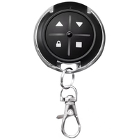 Télécommande ronde sans fil RF élégante 433mhz 315mhz Bouton personnalisation pour portes de garage Alarmes Portes automatiques