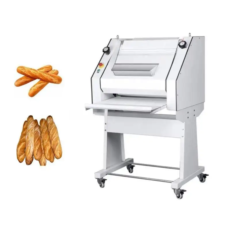 ขายร้อนอาหารสแตนเลสเกรดที่มีใบรับรอง CE 220v 0.75kw 1200 ชิ้น/ชั่วโมง Baguette Moulder