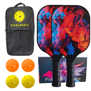 ไม้พายพิคเคิลบอลน้ำหนักเบาสำหรับผู้หญิง เด็ก และผู้เริ่มต้น น้ำหนัก 7-8 ออนซ์ ขนาด <span class=keywords><strong>4</strong></span> นิ้ว พร้อมปลอกหุ้มและกระเป๋า - Product Image 1