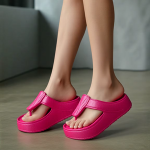 Sandalias de Tacón Alto con Diseño de Dibujos Animados, Ligeras, de Verano, con Logotipo Personalizado para Mujer, Antideslizantes, Transpirables, con Suela de EVA - Product Image 1