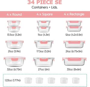 New Design Multifunctional Meal Prep <b>Containers</b> Bpa Free Glass Food <b>Container</b> Leak Proof Lunch Box Glass Lid Kitchen Use - Product Image 2