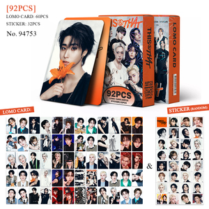 92 ชิ้น/ชุด การ์ดโลโม่ อัลบั้ม THIS&THAT ของวง Stray Kids พร้อมสติกเกอร์ ฮยอนจิน ฟีลิกซ์ ฮัน แฟชั่น โฟโต้การ์ด โปสการ์ด และชุดสติกเกอร์ - Product Image 6