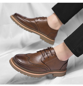 รองเท้าสไตล์อังกฤษย้อนยุคสำหรับผู้ชาย IStapromo Gifts รุ่นฤดูใบไม้ร่วงปี 2026 เหมาะสำหรับงานทางการและลำลอง - Product Image 4