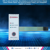 Panel de Membrana con Interruptores Táctiles a Prueba de Agua para Equipos de Control Industrial, Servicio OEM