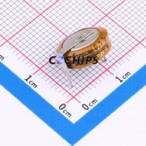 DCS5R5104HF Supercapacitor Through hole Component (THT) <b>Capacitor</b> ( Capacitance: 0.1F )( Rated Voltage: 5.5V ) - Product Image 1