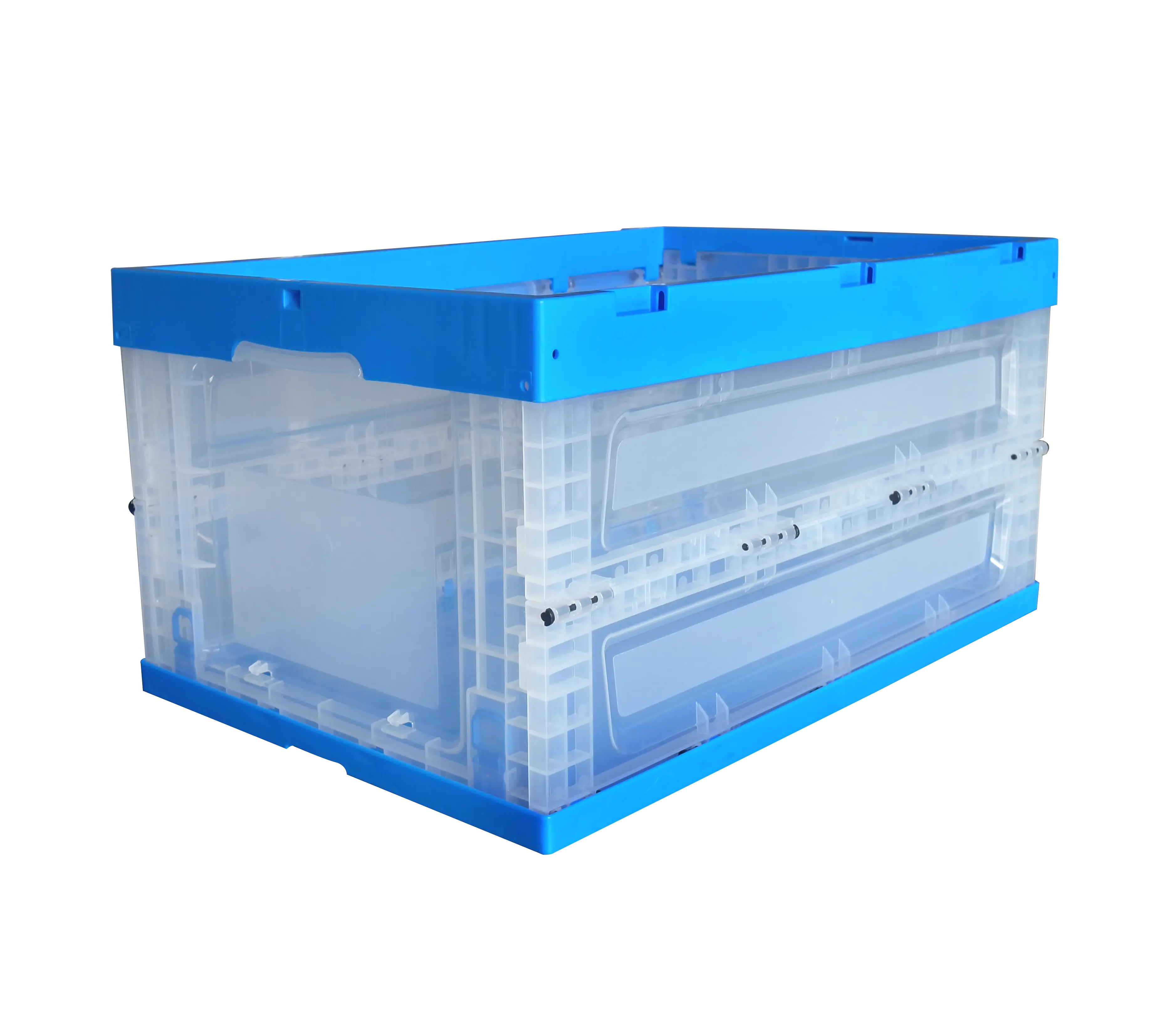 مستودع تخزين البلاستيك قابلة للطي دوران نقل لوحة البليت الحاويات مربع حمل صندوق