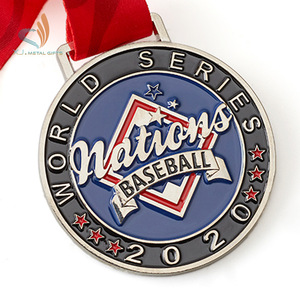 Medalla de maratón mundial personalizable, oro, plata, cobre, alivio, pintura para hornear, colorear, competición deportiva, premios, artesanías de Metal YinGe - Product Image 3