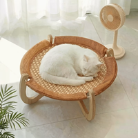 Lit pour chat, hamac rond pour animaux de compagnie, version tapis rafraîchissant respirant, essentiel pour bronzer sur le balcon