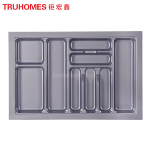 Hot Selling Home Kitchen Drawer organizer plastic cutlery tray for knives,spoons and forks in cabinet