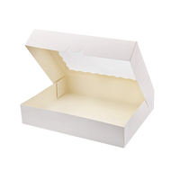 Boîtes d'emballage personnalisées en gros pour biscuits, pâtisseries et bonbons, avec fenêtre transparente, en papier de qualité alimentaire pour biscuits