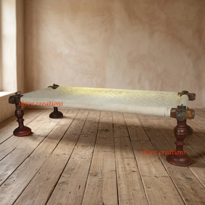 Lit de repos Charpai indien fabriqué à la main en vrac cadre en bois traditionnel en gros corde naturelle tissage lit doux pour un repos confortable - Product Image 3