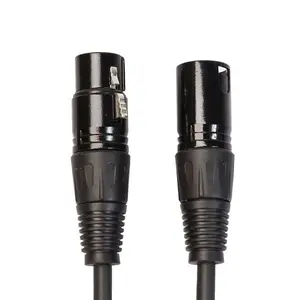 Highend Custom Low Noise Profesional 3Pin Hifi Balanced Audio Male To Female Xlr To Xlr Microphone High Quality Xlr Cable