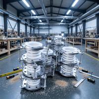 Raccord flexible en PTFE vierge pour panneau d'échantillonnage, pour laboratoire de contrôle qualité
