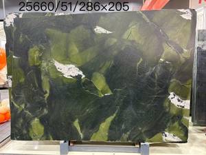 Dalle chaude transmettant la lumière Dalles de marbre vert avocat en pierre de luxe - Product Image 2