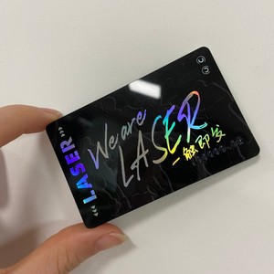 นามบัตรพลาสติก PVC พิมพ์ลายโลโก้การ์ดขอบคุณสำหรับงานแต่งงาน - Product Image 2