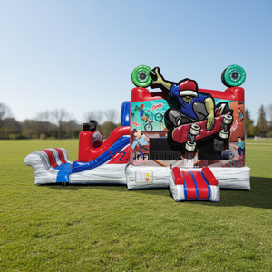 <span class=keywords><strong>Château</strong></span> gonflable commercial Princess Bounce House rose avec toboggan, <span class=keywords><strong>château</strong></span> gonflable pour filles, <span class=keywords><strong>château</strong></span> de saut pour les fêtes d'enfants - Product Image 4