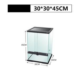 Penutup reptil gakek serangga kaca transparan antilembap gecko terarium Tarantula - Product Image 2