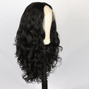 Venta al por mayor natural rubio rizado ondas profundas y pelucas sintéticas trenzadas pelucas sin pegamento Full HD encaje frontal pelucas para mujeres negras - Product Image 6